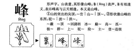 峰字五行|峰的意思,峰的解释,峰的拼音,峰的部首,峰的笔顺